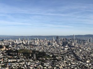 A vista do Twin Peaks é uma das atrações de San Francisco