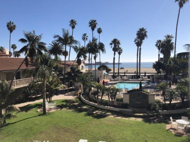 vista do hotel Harbor View Inn of Santa Barbara
